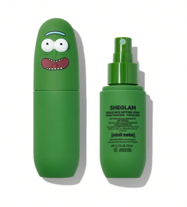 Rick and Morty X SHEGLAM Spray fixateur Pickle Rick