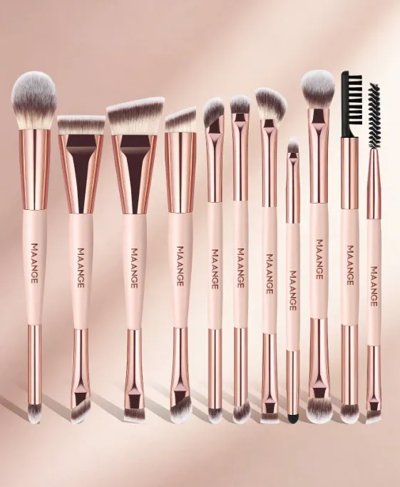 Maange 11 Pinceau de maquillage double embout