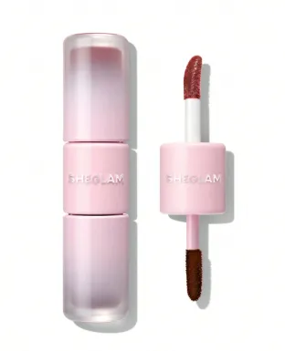 Line To Shine Duo Tint LèVres Peel-Off & Gloss (510 papaye glaze)