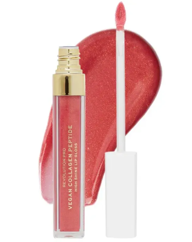 Revolution Pro Vegan Collagen Peptide High Shine Lip Gloss (Bombshell)