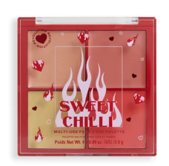 I Heart Revolution Sweet Chilli Cream Blush & Highlight Quad