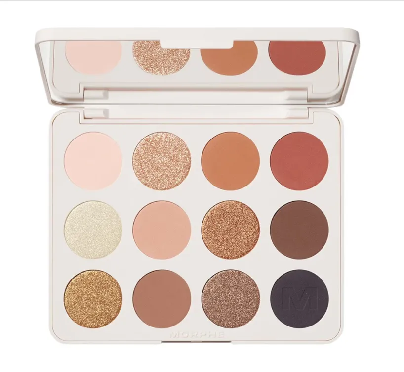Morphe ChromaPlus 12-Pan Eyeshadow Palette (Flickering Sands)